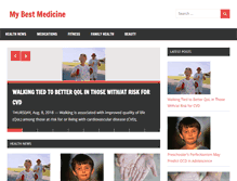 Tablet Screenshot of mybestmedicine.com